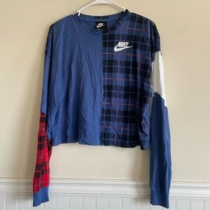 Nike Plaid Crop Top